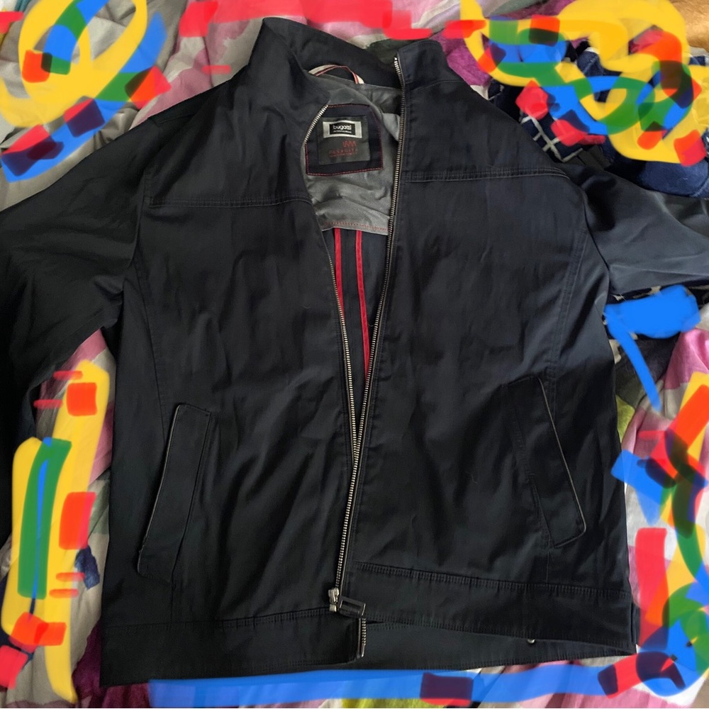 Bugatti men's performance, black jacket